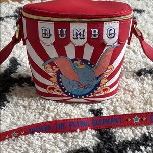 Red Dumbo Crossbody Bag
